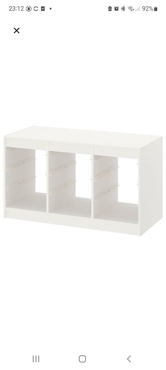 Rezerwacja Dwa regały TROFAST IKEA biały