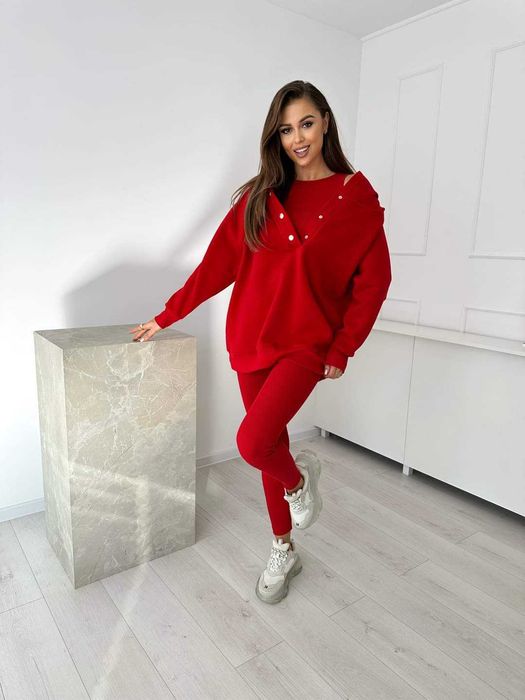 Komplet Aszmi 3 części top + bluza+ legginsy 7 kolorów
