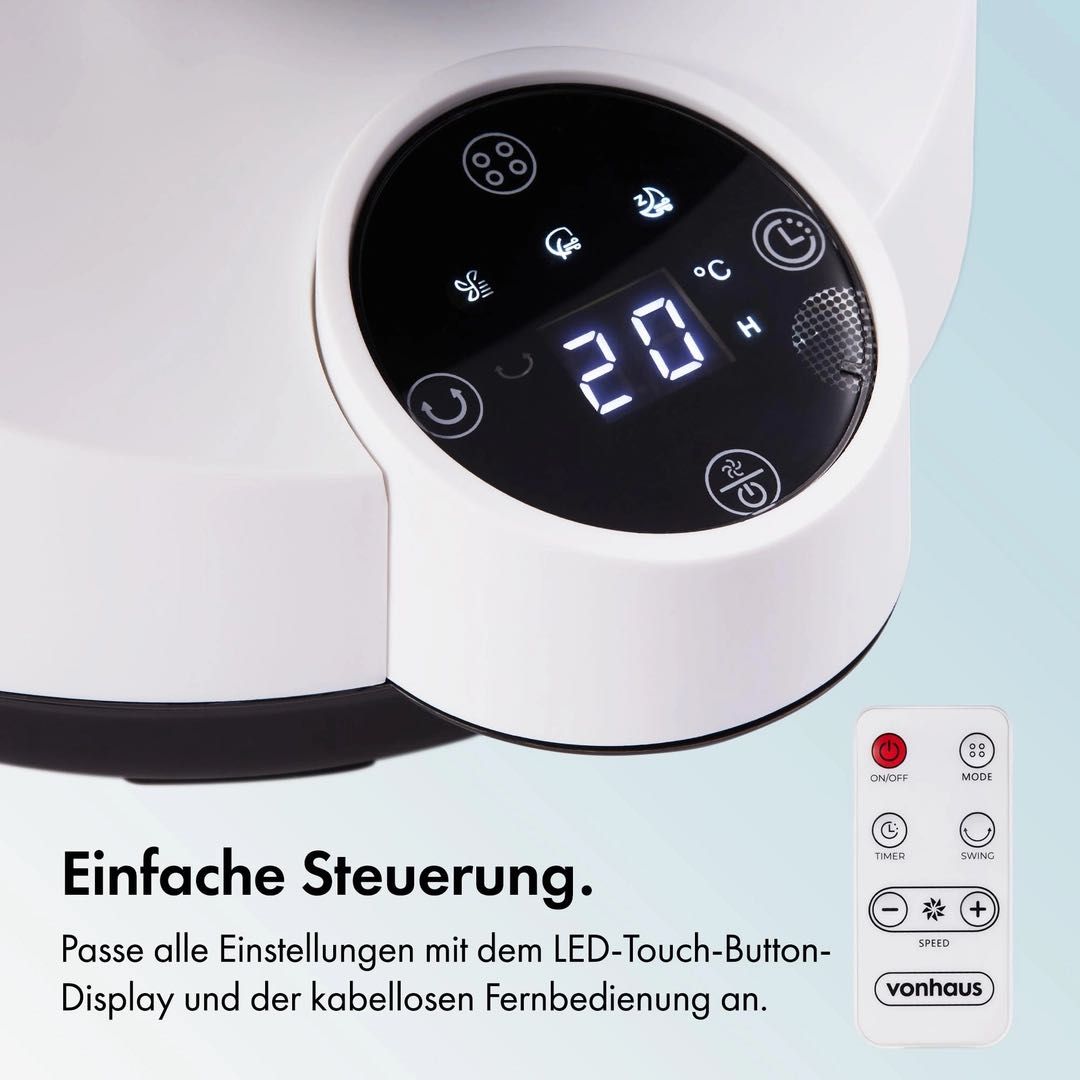 VonHaus Quiet Recirculation Fan – wentylator stołowy, Wrocław