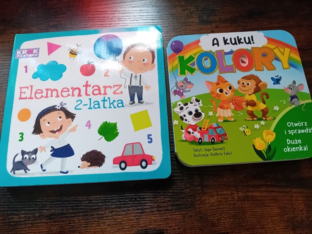 Książki dla 2-latka Elementarz i kolory