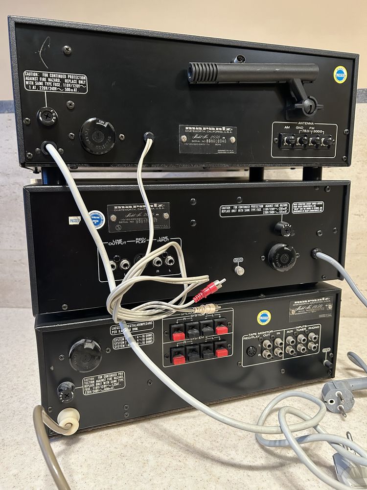 Marantz wieża HiFi zestaw Wzmacniacz 1050 Deck 5000 Tuner 2050