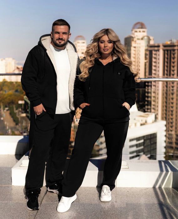 Мужской+Женский теплый костюм с мехом/Чоловічий+Жіночий костюм з хутро