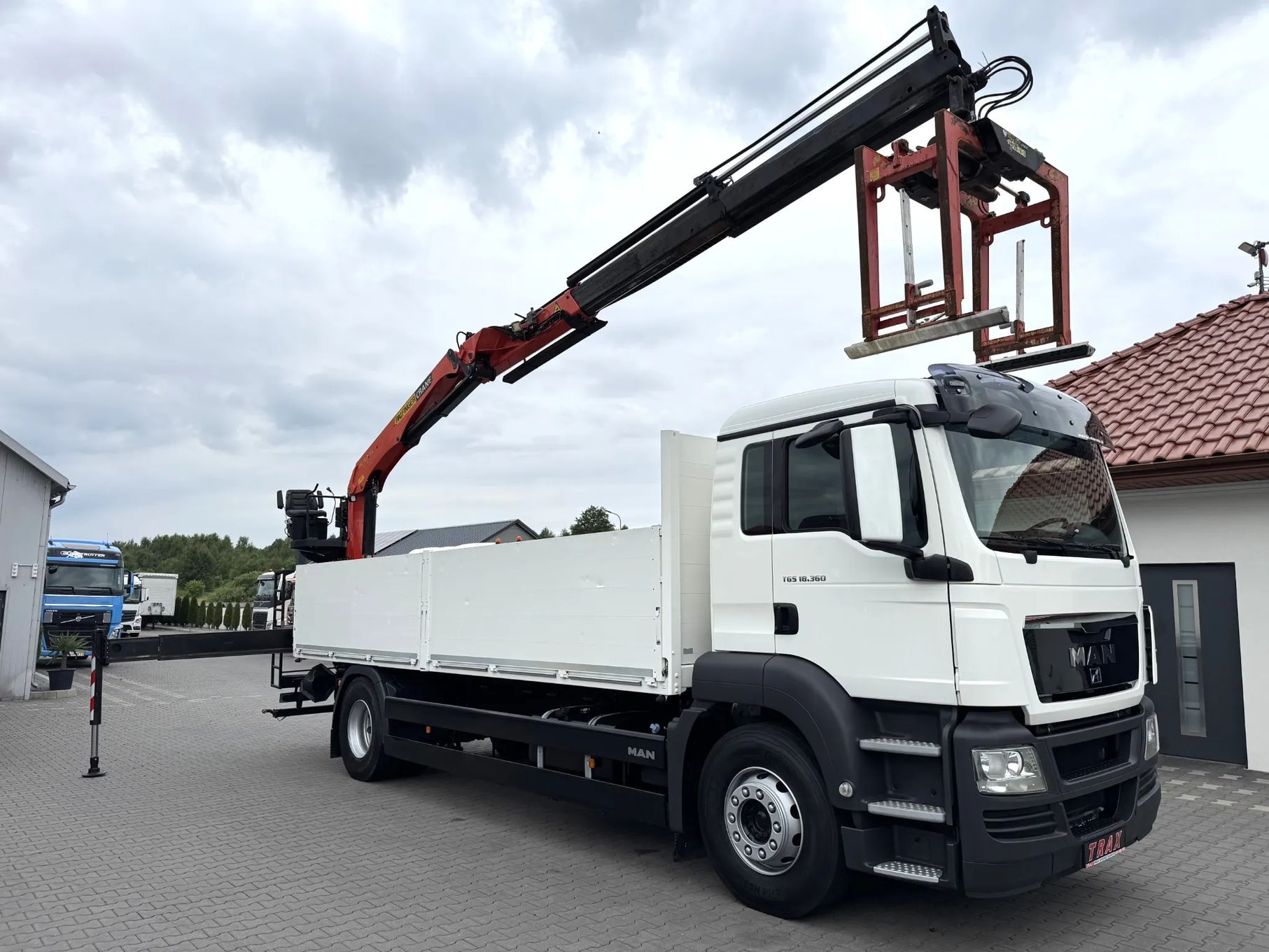 MAN TGS 18.360 4x2 z HDS PALFINGER, MANUAL, DMC 18 T  Man TGS 18.360 4x2 z hds Palfinger, manual, DMC 18 t, oryginał, super