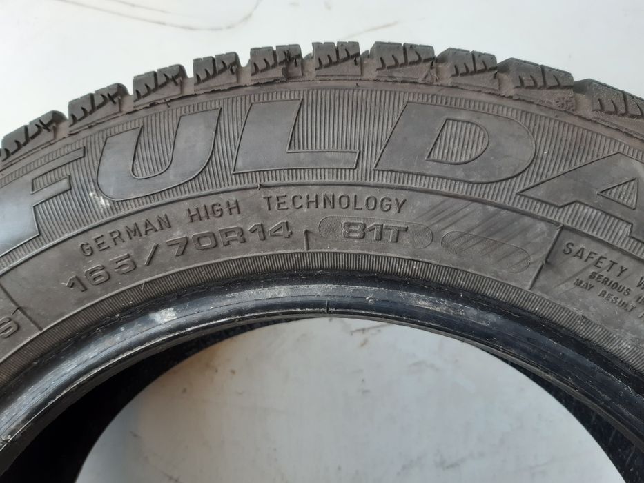 Zimowe 165/70R14 Fulda 7mm Montaż