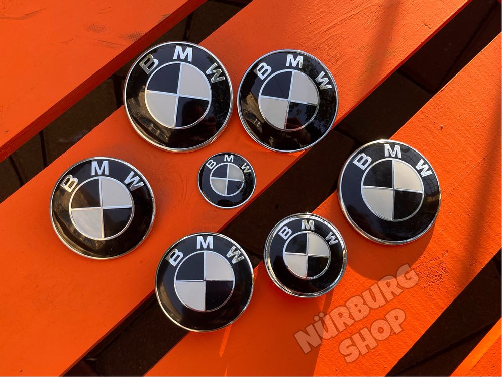 Эмблемы колпачки значки логотипы заглушки BMW 82 74 68 56 мм