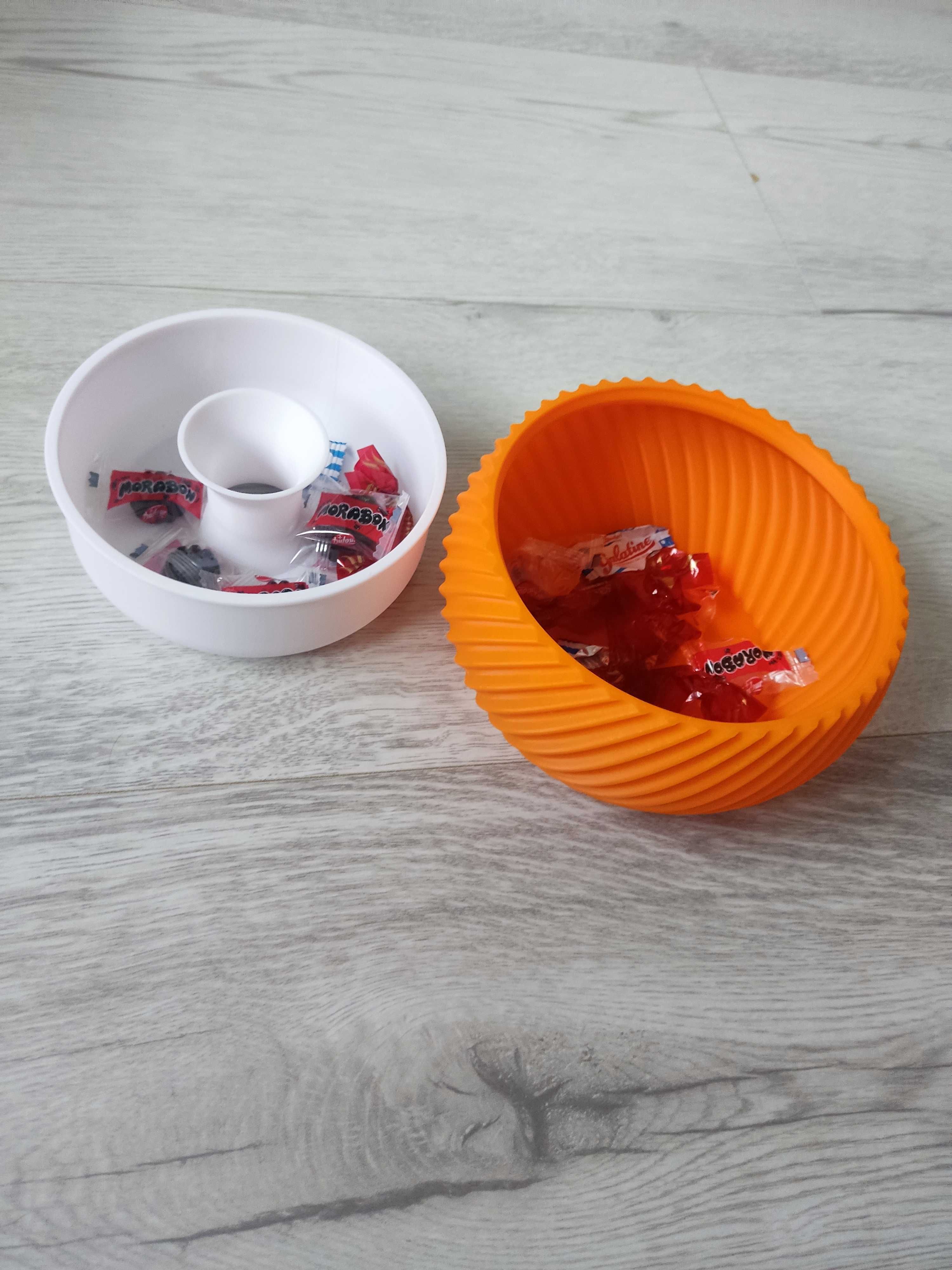 Przekąskownik 2w1 – miska z pojemnikiem na łupinki – 3D druk