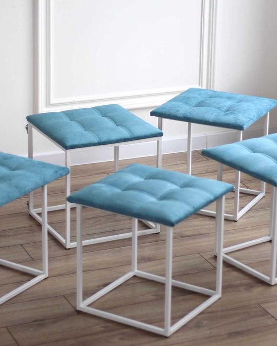 Тренд 2023 Пуф 5в1 Пуфік Трансформер Пуфик 5 в 1 Гарантія! Блакитний