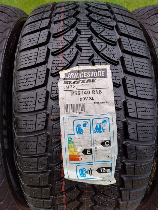 Bridgestone Blizzak 255/40R18 99VXL Nowe Run flat homologacja Mercedes