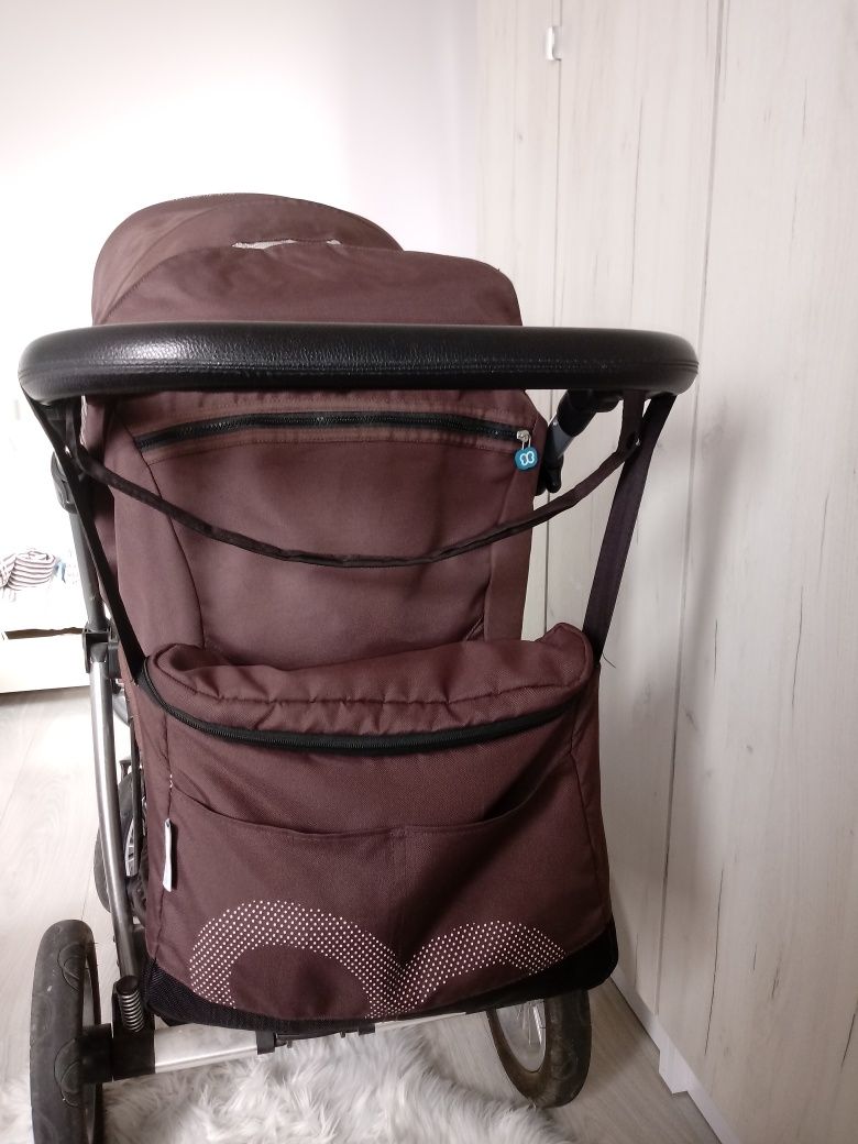 Wózek 3 w 1 Baby Design,Gondola, Spacerówka i nosidełko