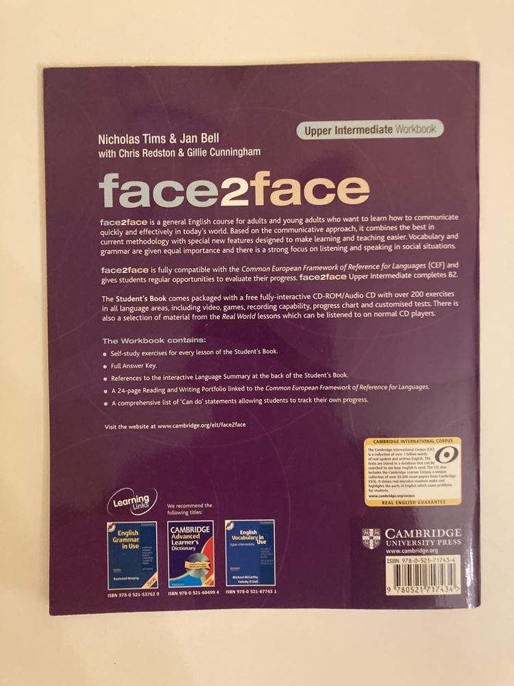 Face 2 Face Upper Intermediate Workbook