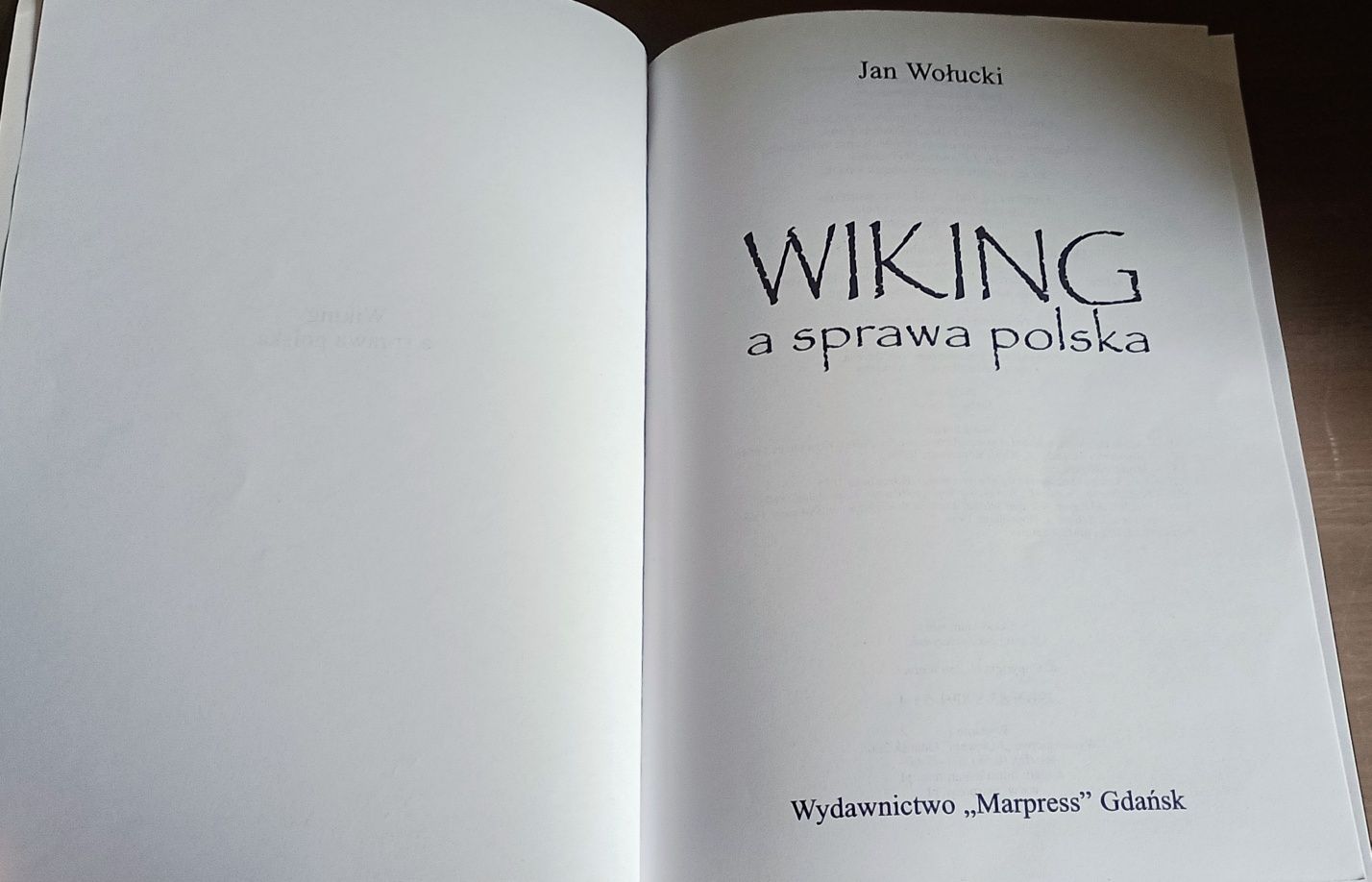 Jan Wołucki Wiking a sprawa polska