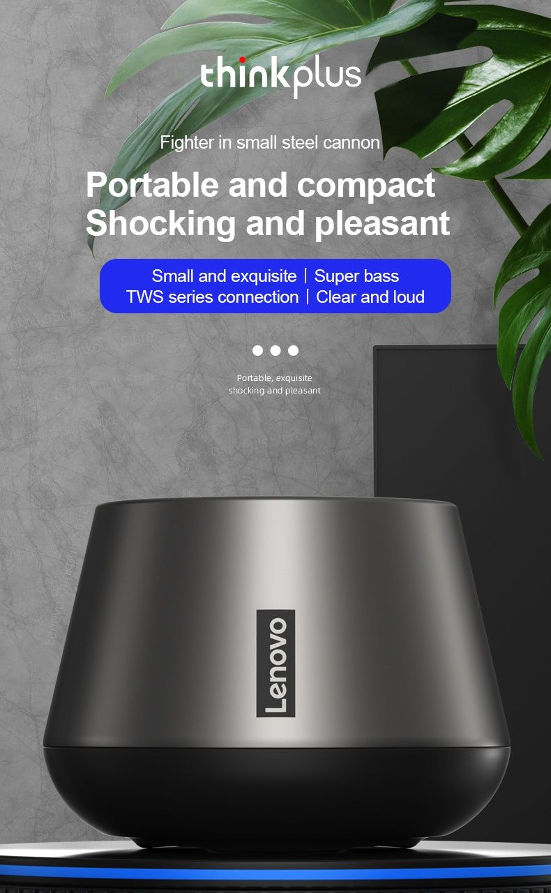Głośnik bluetooth lenovo  thinkplus BT przenośny bezprzewodowy rozmowy
