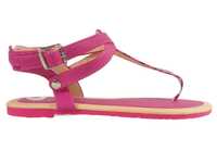 Różowe sandały damskie japonki buty letnie 40