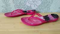 Crocs Крокс шлепанцы вьетнамки розовые W7 р 37