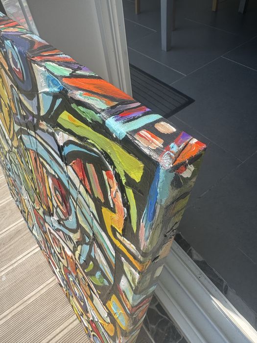 Pintura abstrata - Cosmic Emotions