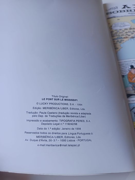 Ponte sobre o mississipi Lucky luke