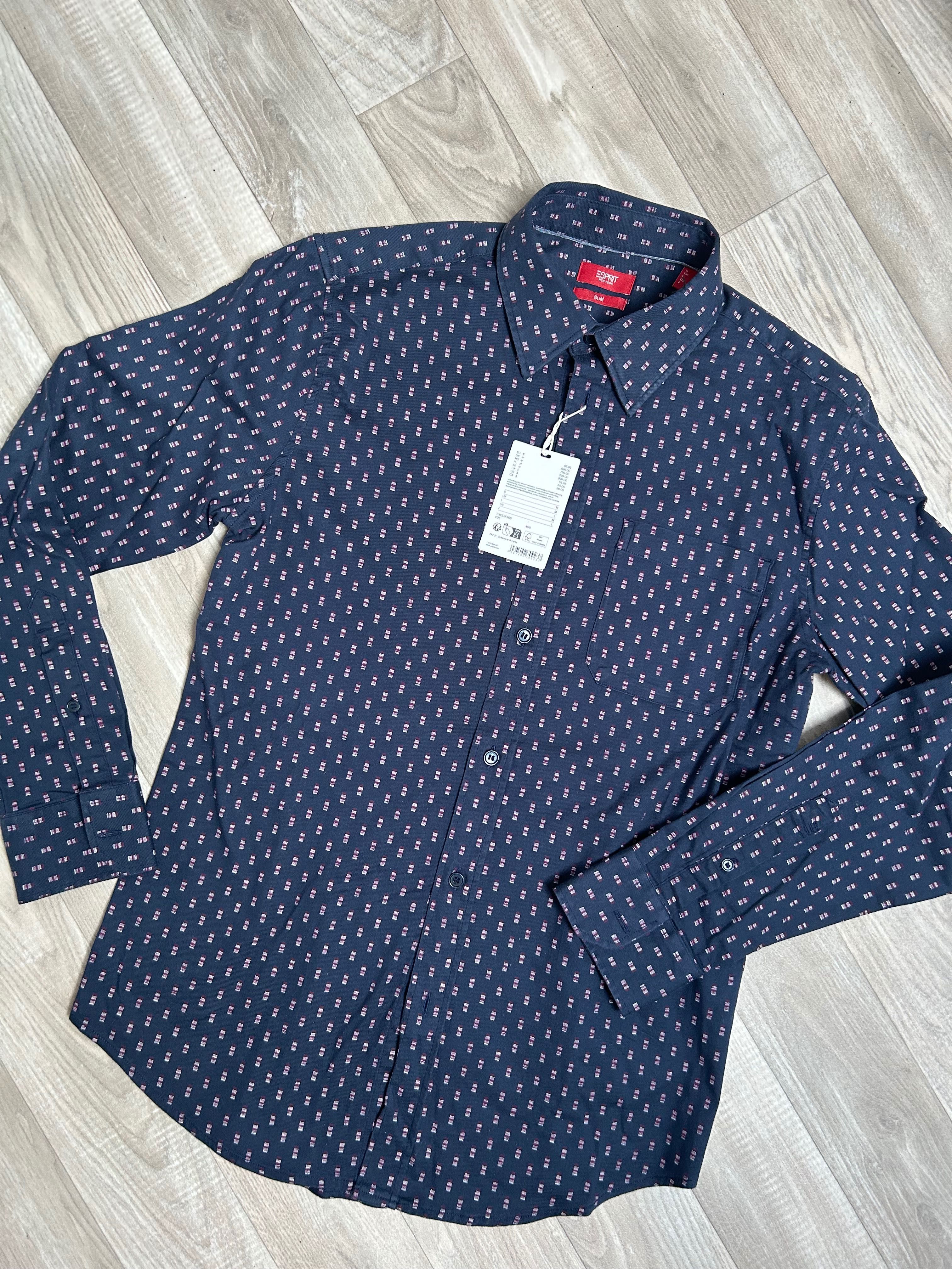 Koszula Esprit wzorek slim M/L