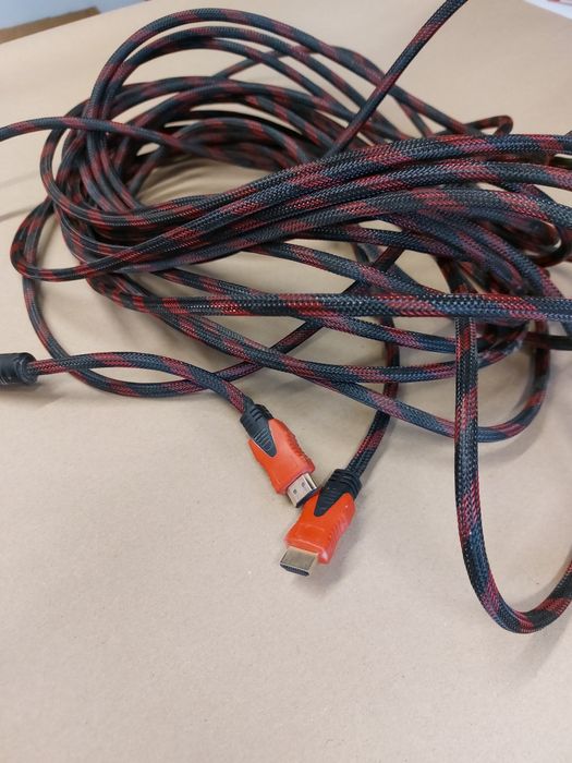 przewód HDMI w solidnym oplocie 10m. WYSOKIEJ JAKOŚCI 10-METRYOWY