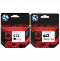 Nowy zestaw tuszy HP 652 czarny + kolor