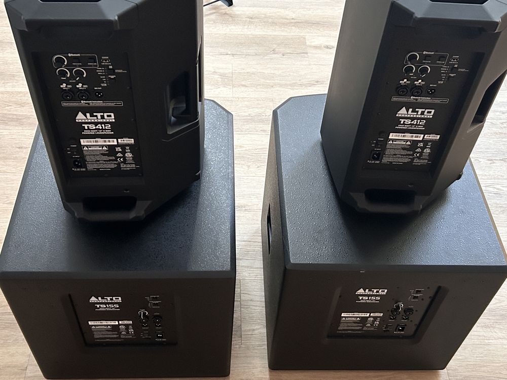 Nagłośnienie DJ Alto Professional | 2x Alto Ts412, 2x Alto Ts15S