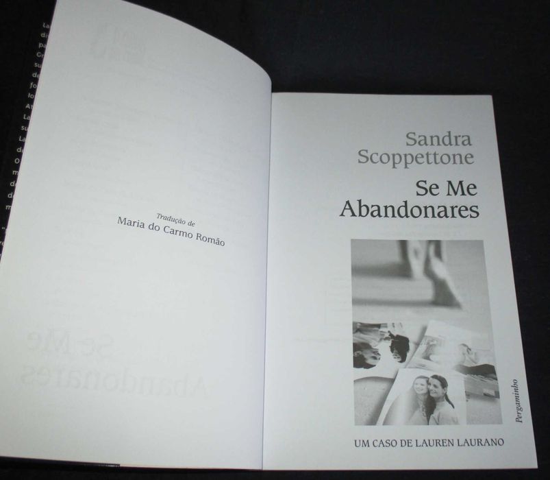 Livro Se Me Abandonares Sandra Scoppettone