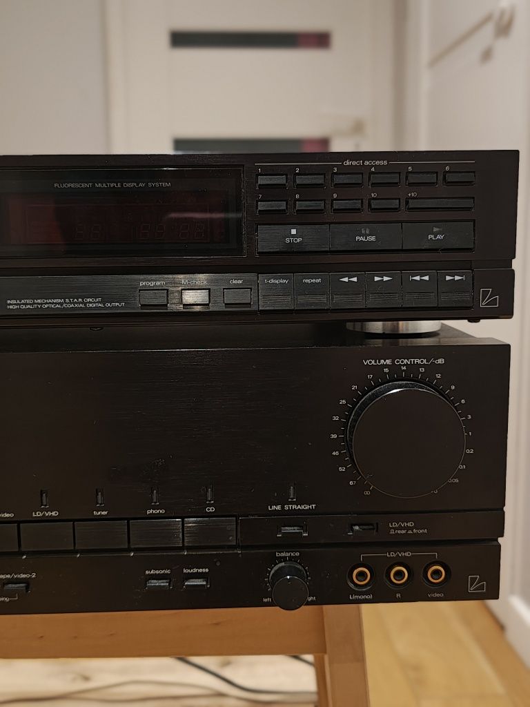 Luxman LV-113 wzmacniacz z DACem +D-113D +tuner T-2 +paragon z lat '80