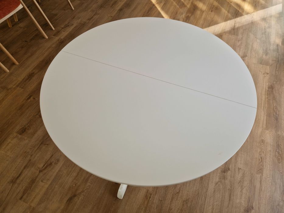 Stół IKEA INGATORP rozkładany biały 110/155 cm