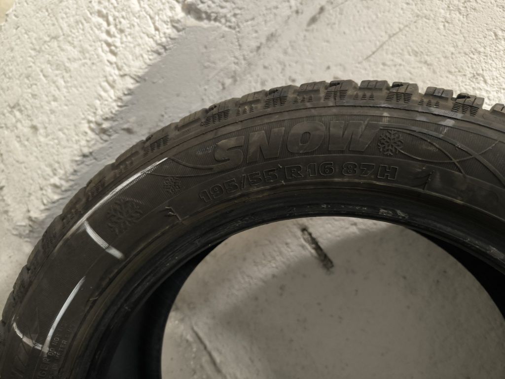 Opony zimowe Riken Snow 195/55 R16 2020 jak nowe