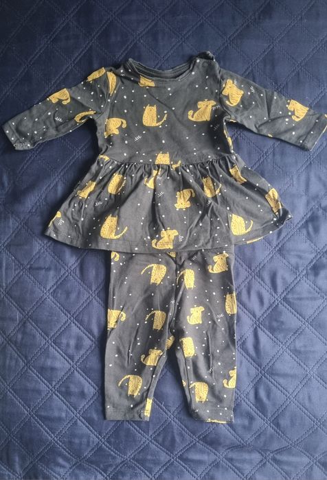 Zestaw/paka ubranek dla dziewczynki r.56/62