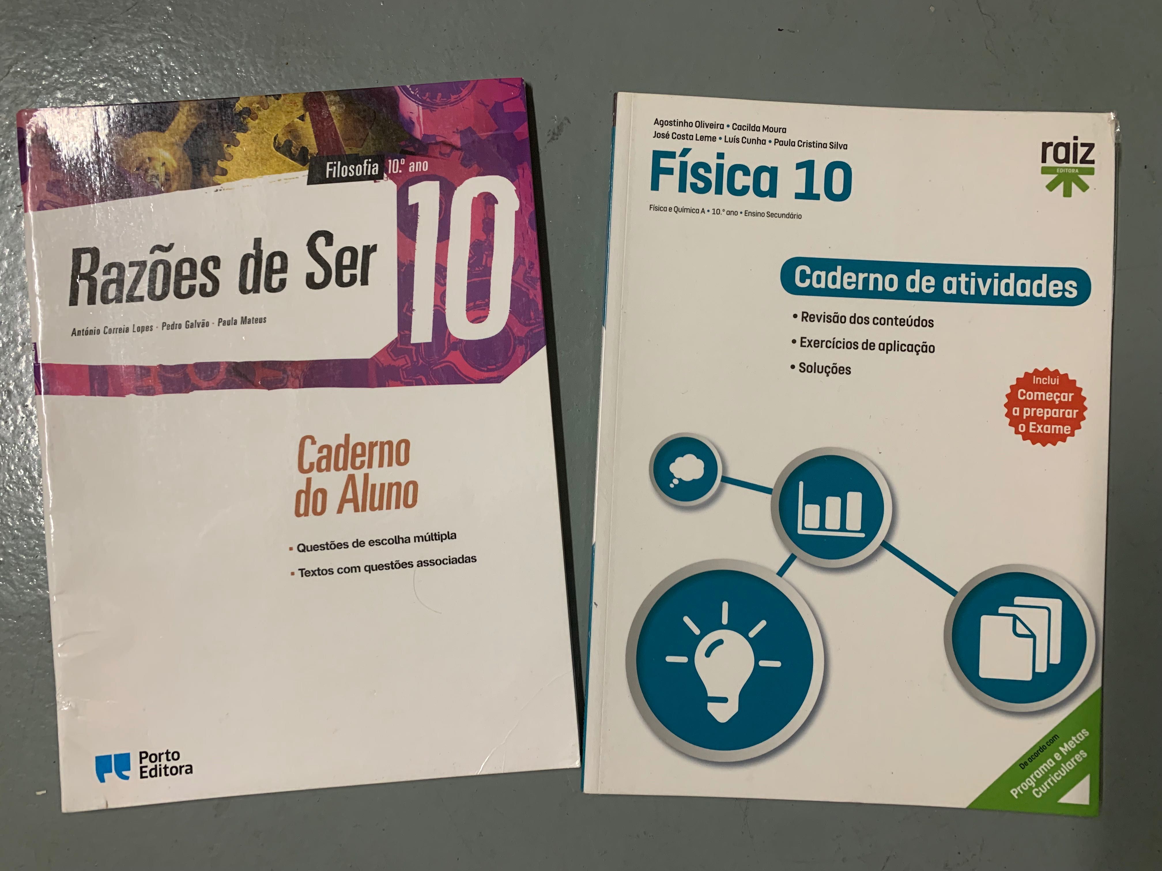 Cadernos de Atividades 10ºAno - COMO NOVOS