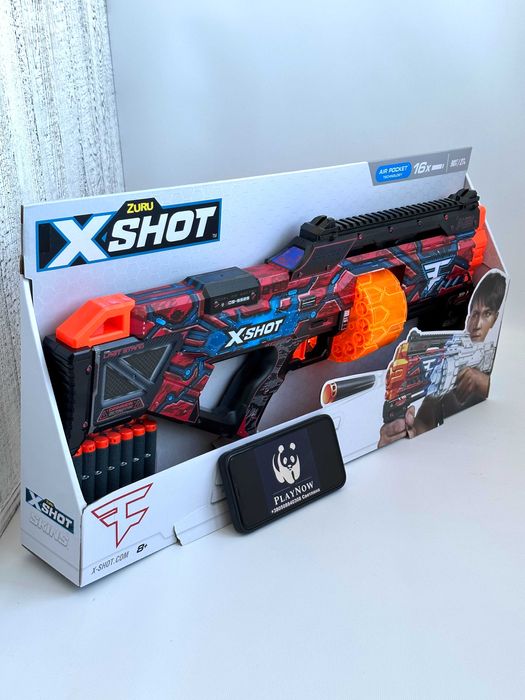Швидкострільний бластер X-Shot / Детское оружие дробовик *