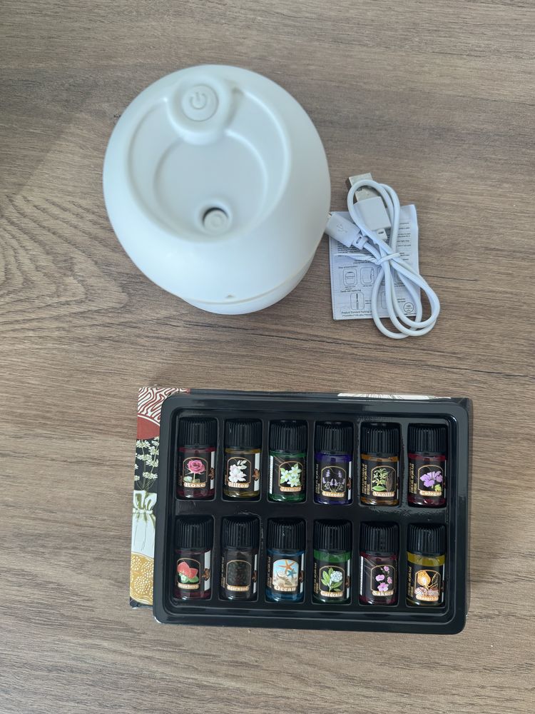 Difusor de Aromas + 12 óleos essenciais