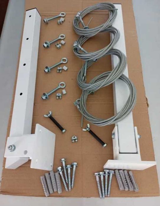 Estendal rebatível de parede