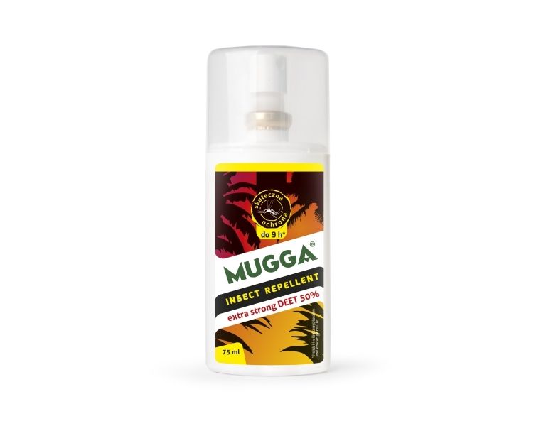 Repelent na owady Mugga Extra Strong spray 50% DEET - 75 ml
