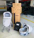 Carrinho Bébécar Ip-Op (cadeira + ovo + isofix)