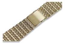 Złota bransoleta 14k 585 do zegarka męskiego mbw013y W