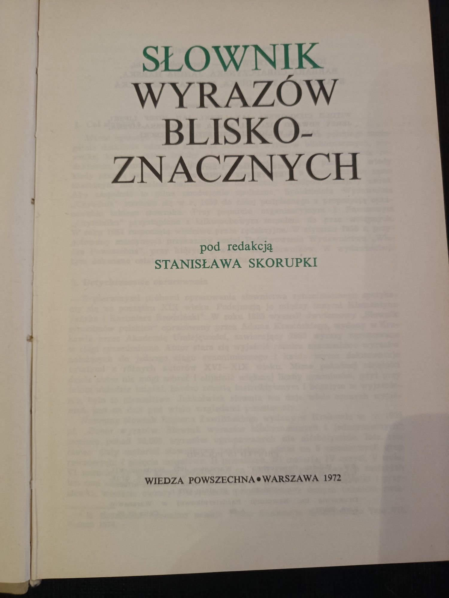 Słownik wyrazów bliskoznacznych