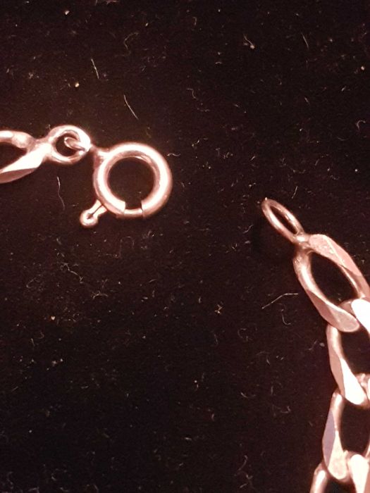 Pulseira em Prata Malha Batida