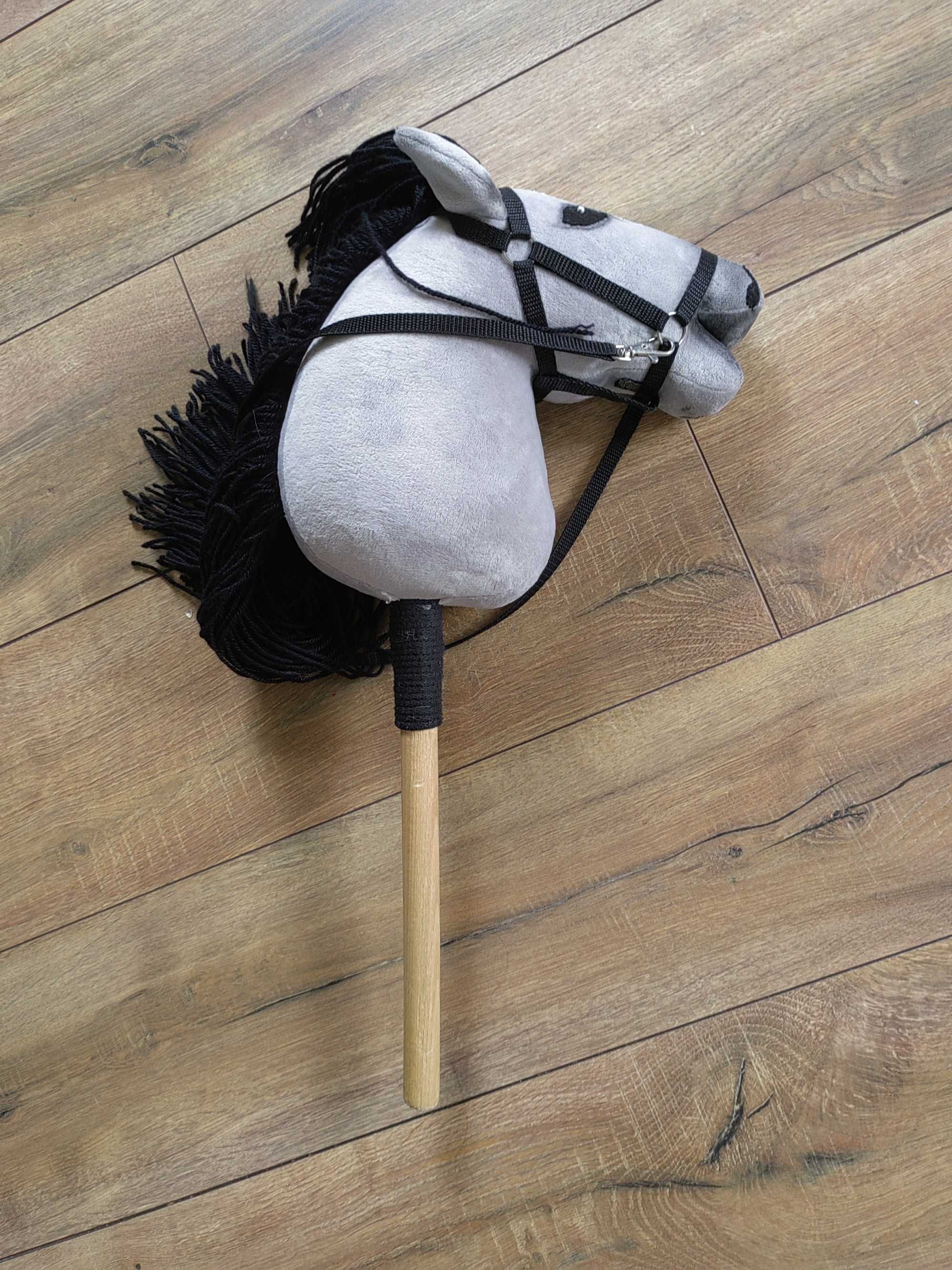 Hobby Horse na kiju śliczny konik szary Tanio