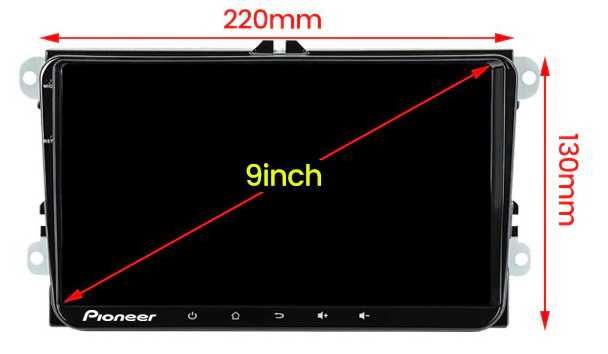 Штатная магнитола Pioneer 4/32GB VW B6/B7/CC/Caddy/Tiguan/Jetta/Polo