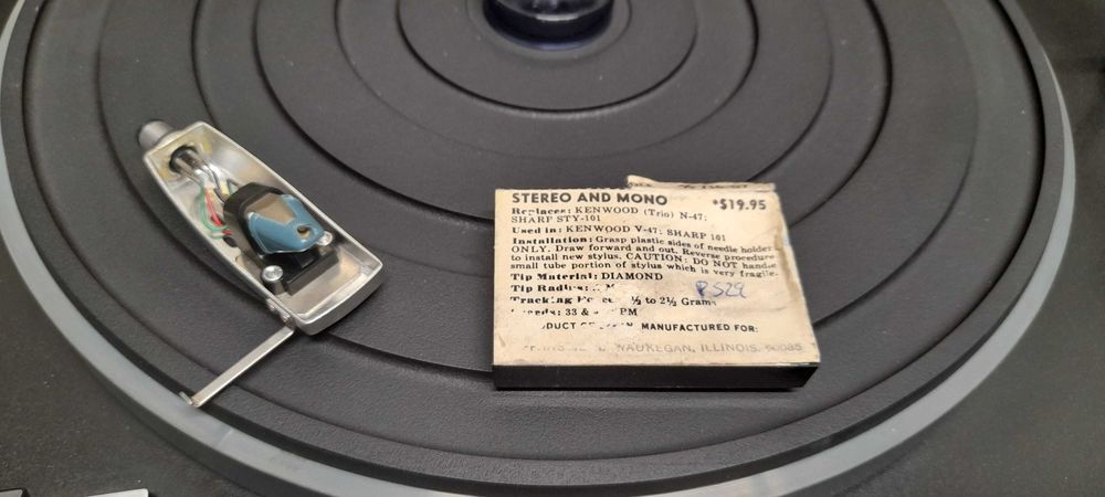Gramofon Kenwood KD-1033 igła N-47 oryginał