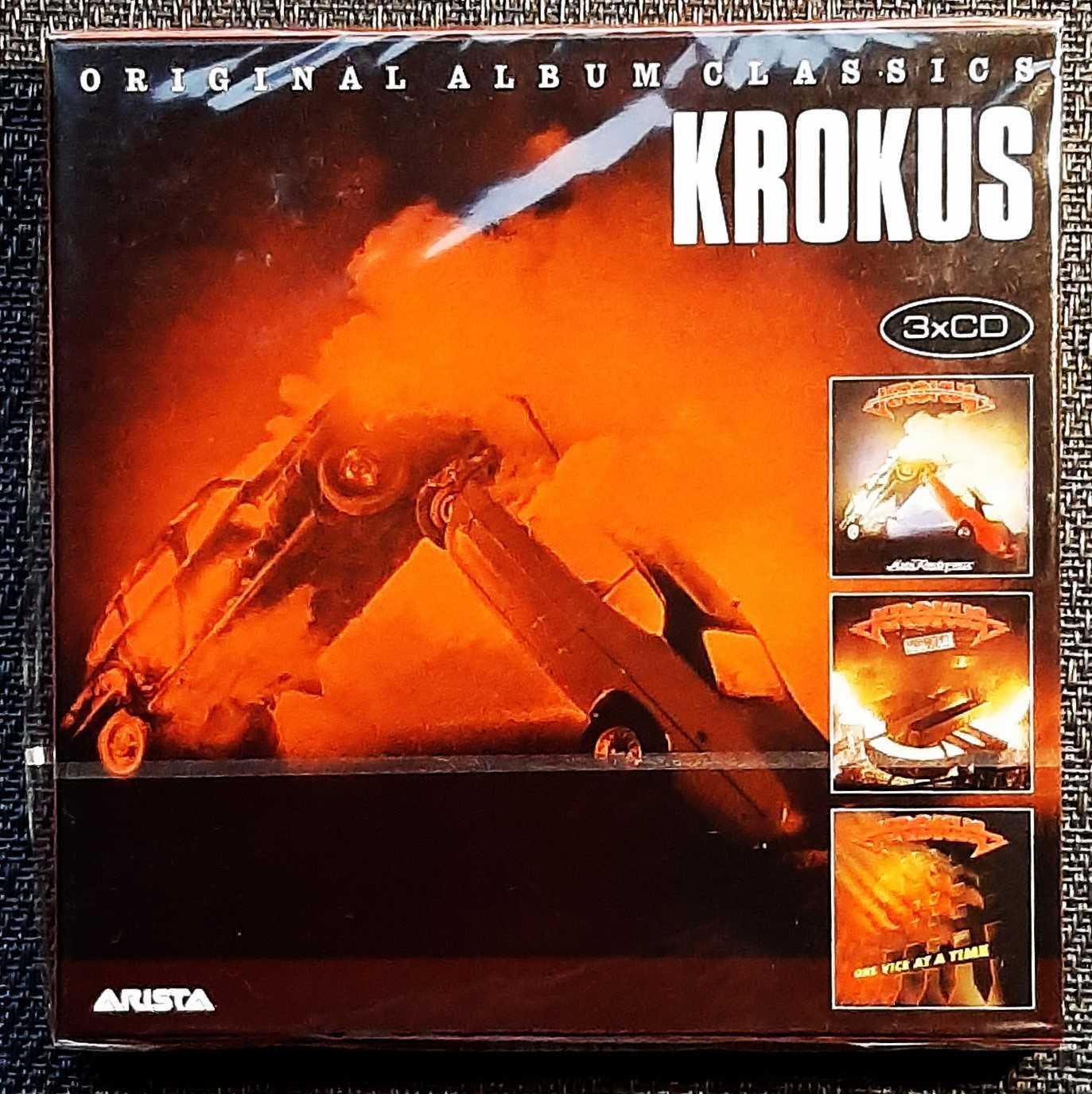 Znakomity Zestaw 3 CD Kultowego Zespołu Ostrego Hard Rock-a KROKUS