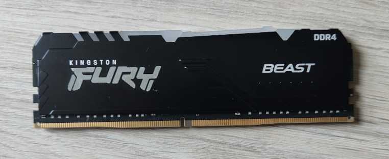 Pamięć RAM RGB DDR4 Kingston FURY BEAST 16GB 3200MHz