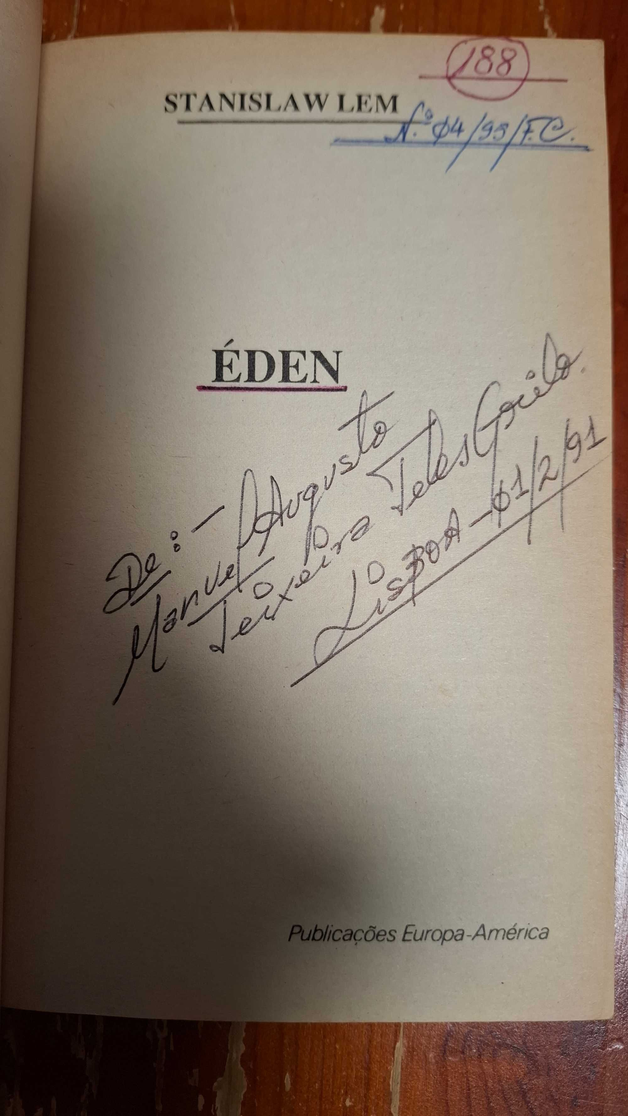 Livro "Eden" Colecção FC Nº174