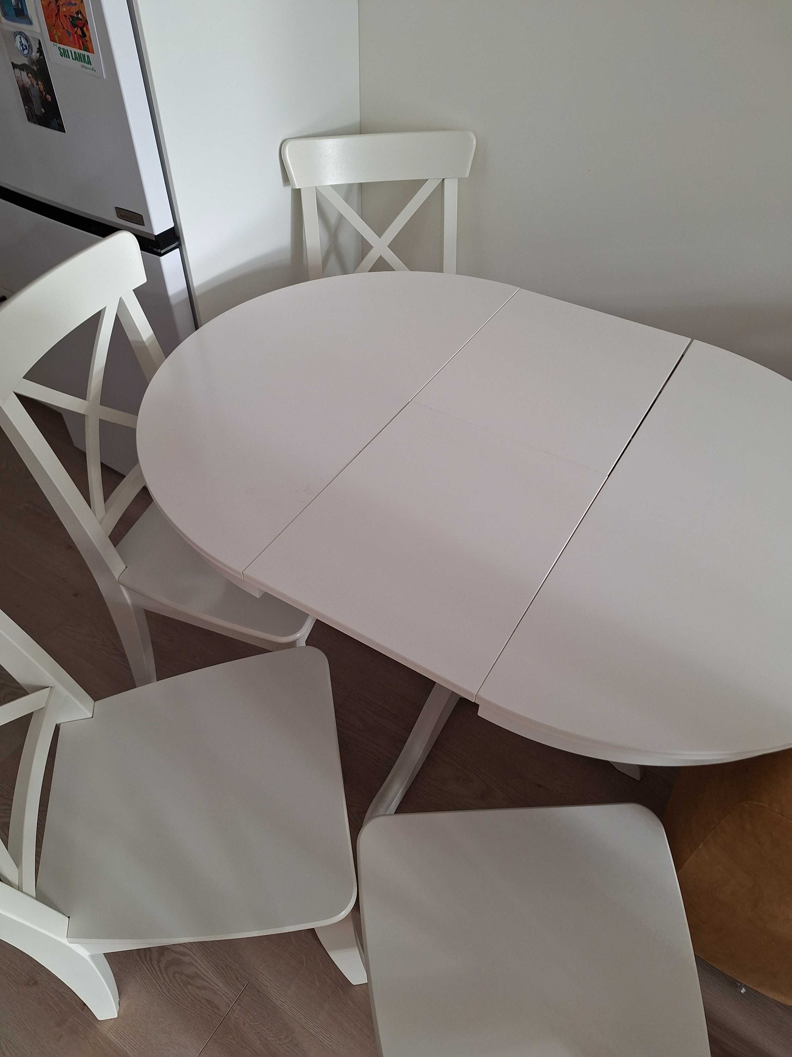 Stół z krzesłami IKEA INGATORP / INGOLF
