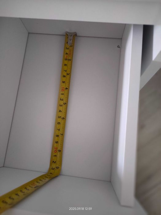 Zestaw DWÓCH stolików nocnych, wąskie szafki, wysoki stolik, VASAGLE