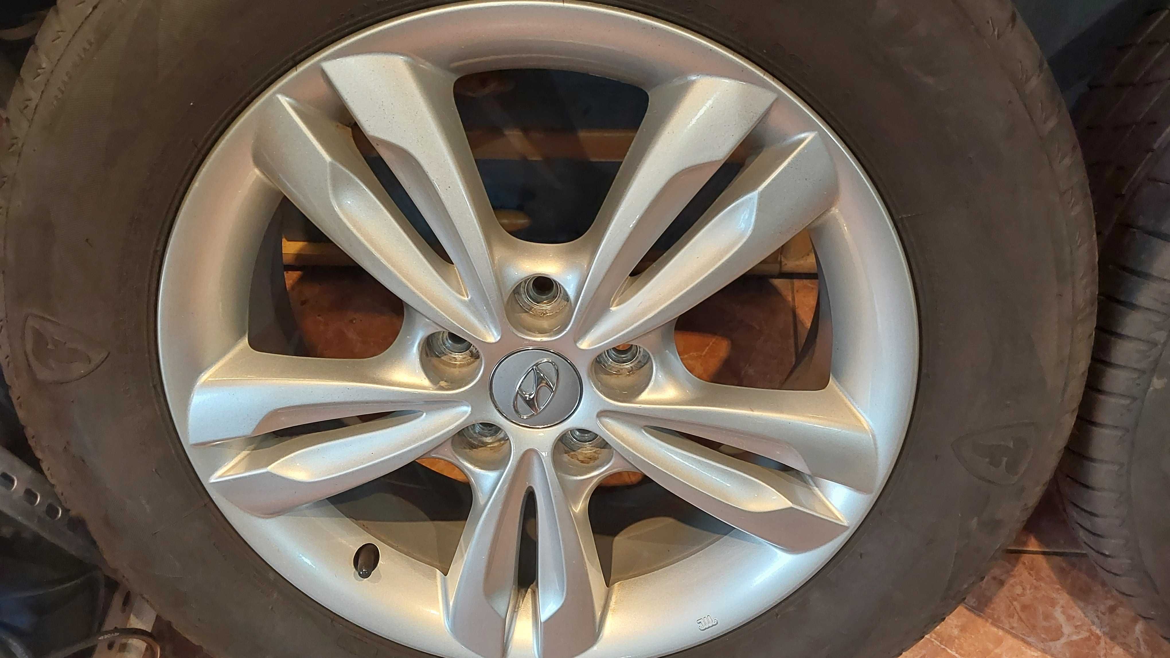Koła alufelgi komplet hyundai ix35 r17 225/60r17 lato