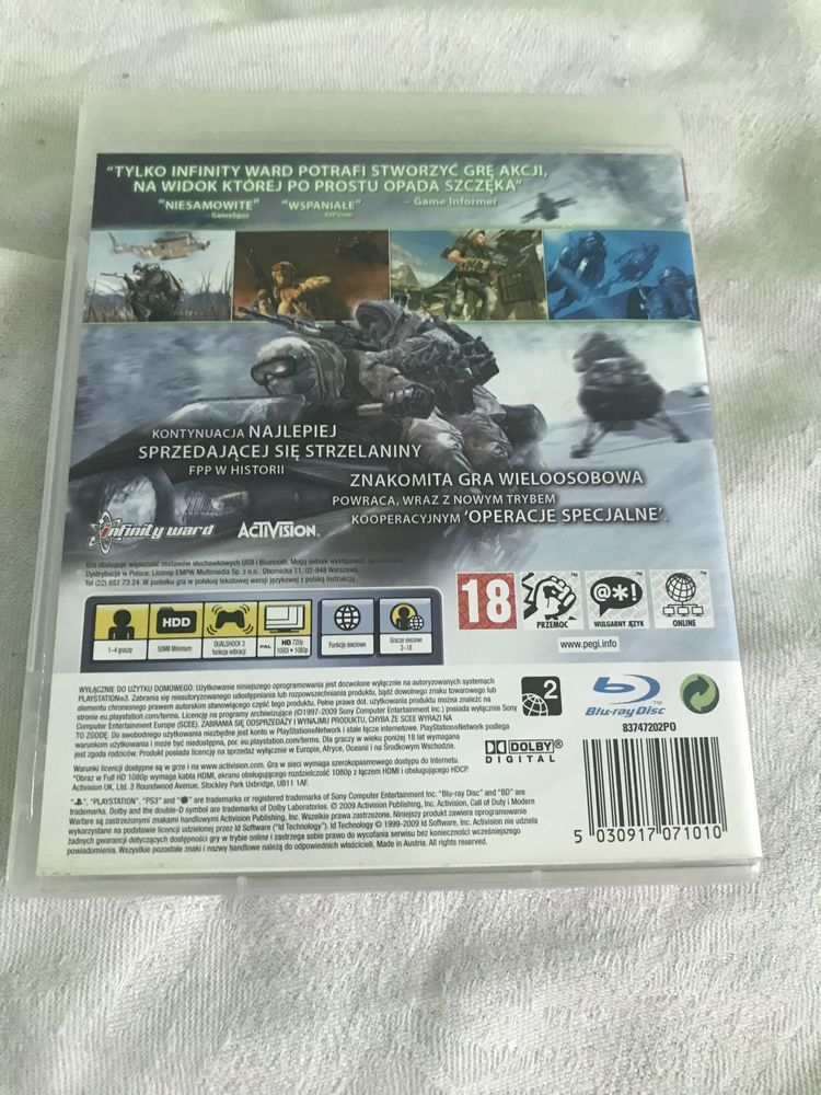 Call of Duty Modern Warfare 2 PS3 / PL