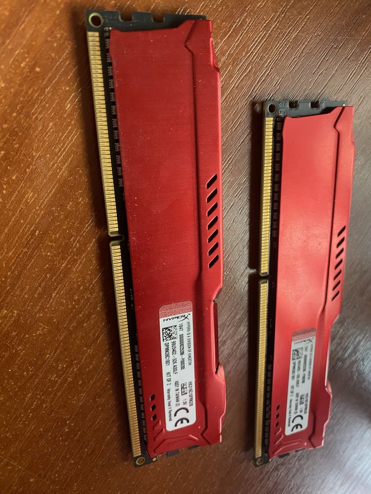 Оперативна память Hyper X fury 2x4gb 1600mhz