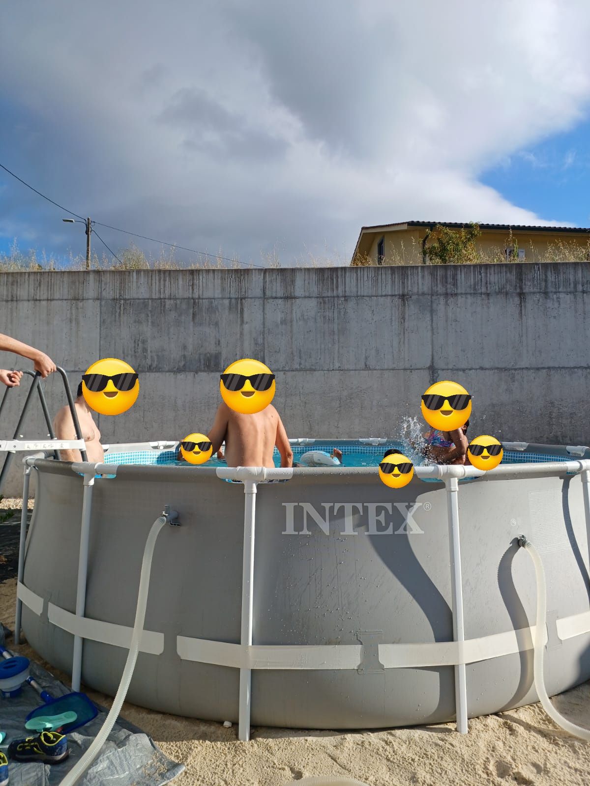 *PISCINA INTEX 4.57x1.22MTS* com motor e acessórios
